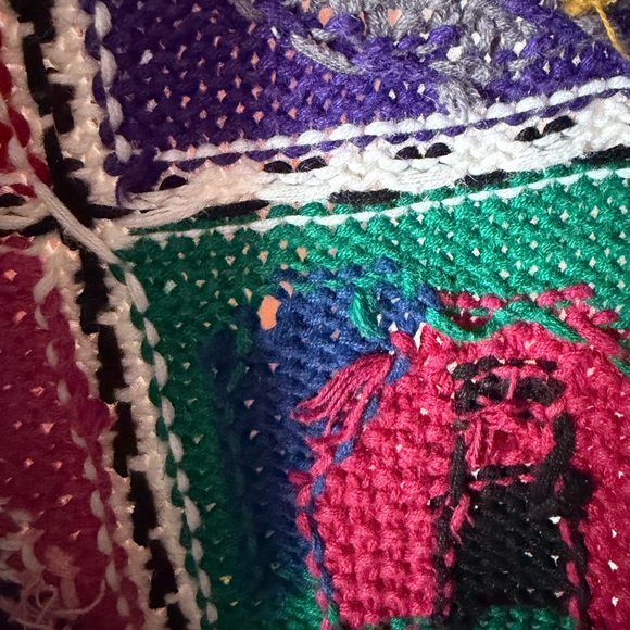 Northern Isles Colorful Farm-Themed Cardigan Vintage - Picture 5 of 8